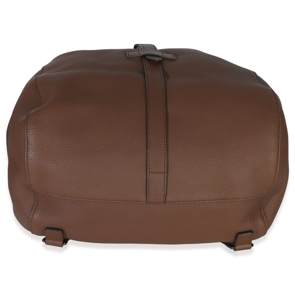 Gucci Brown Pebbled Leather Large Grand Prix Backpack - Picture 5 of 8